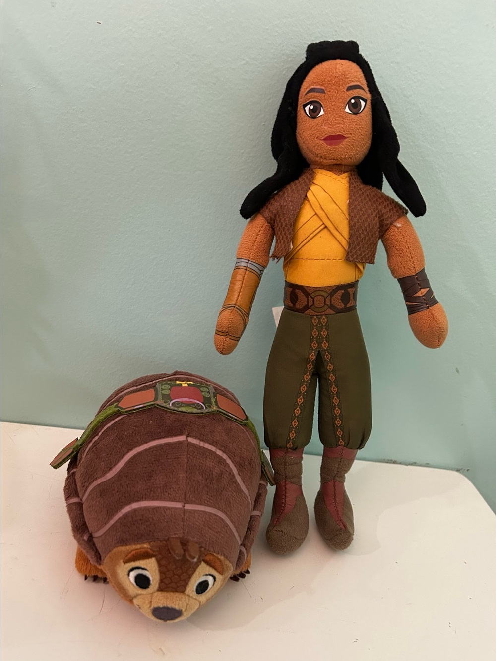 Raya the last dragon plush doll tuk tuk plush set